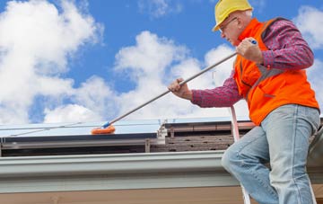 New Road Side soft wash roof cleaning